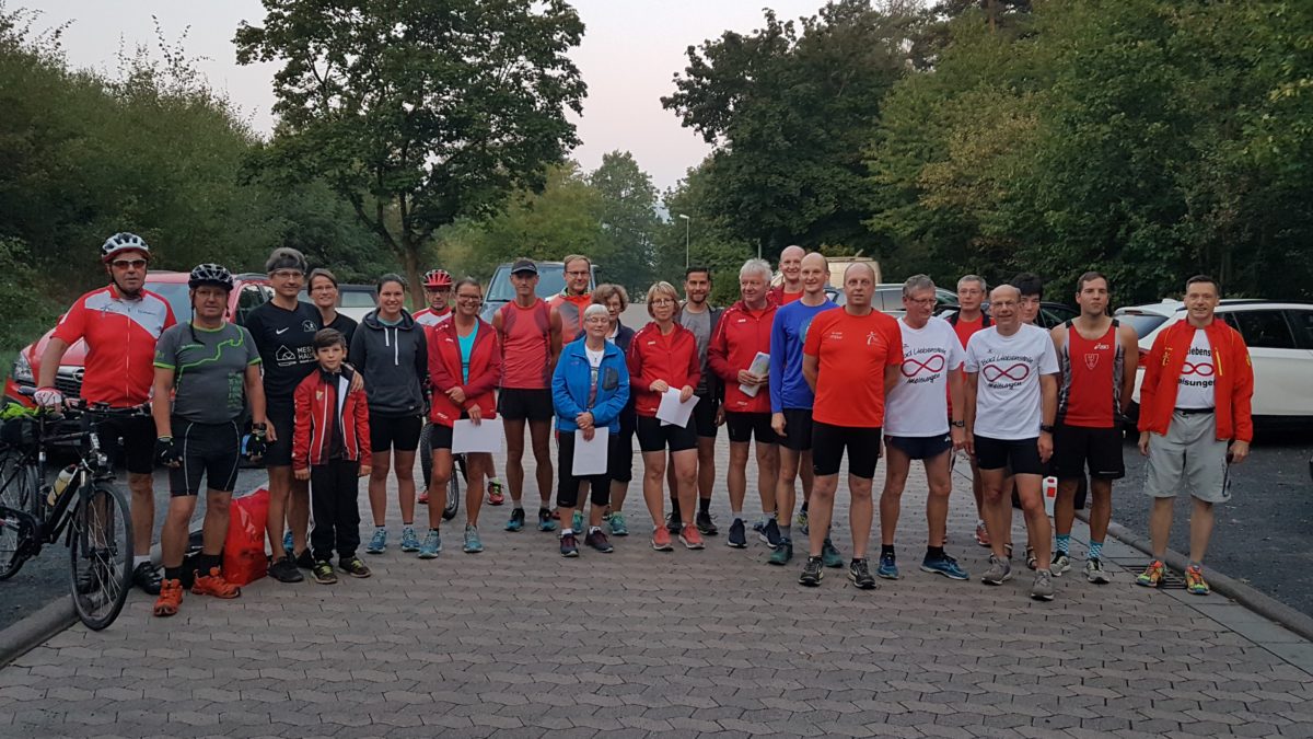 Kurz vor dem Start am Melsunger Waldstadion